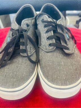 Vans Authentic Chambray Gray Sneakers - Men’s Size 11 - Classic Skate Style